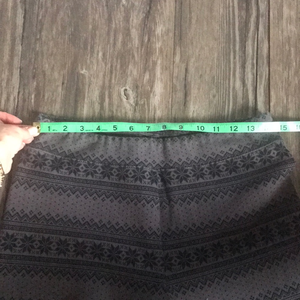FIREFLY Fairisle Grey/Black Leggings - Picture 6 of 7